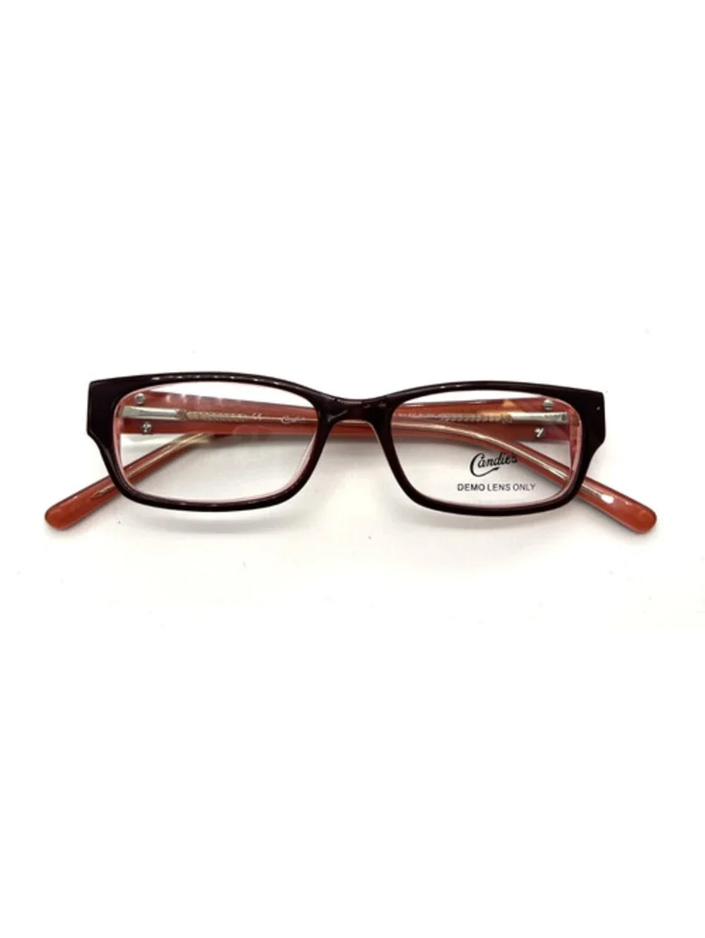 Candie's C Riley Bupk Pink Geometric Authentic Eyeglass Frames Petite 46-15-130